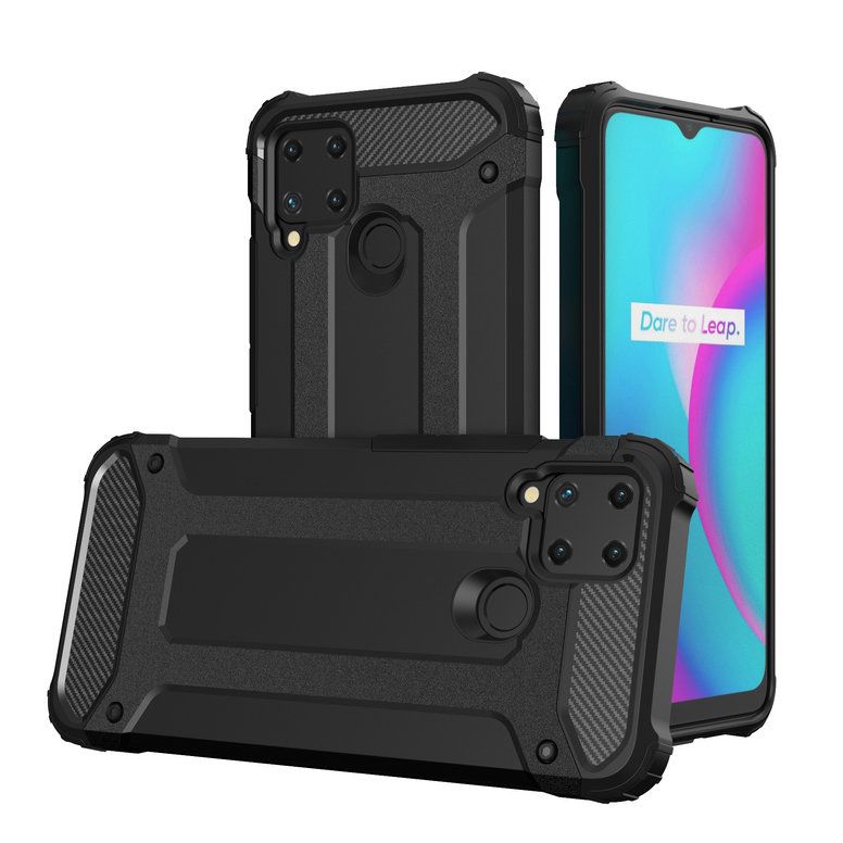 Back panel cover Hurtel Hybrid Armor case for Realme 10 5G / Realme 9i 5G armored hybrid case black