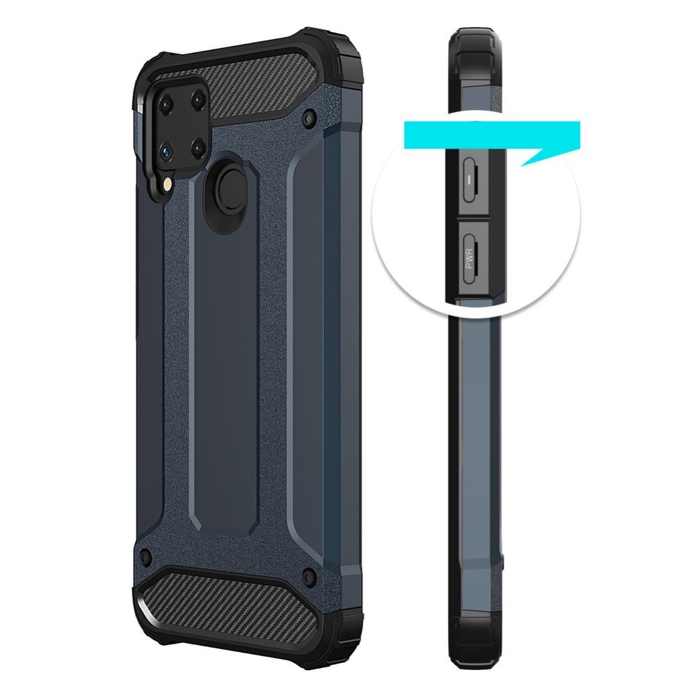 Back panel cover Hurtel Hybrid Armor case for Realme 10 5G / Realme 9i 5G armored hybrid case black