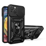 Aizmugurējais vāciņš Hurtel  Hybrid Armor Camshield case for Realme 10 Pro+ armored cover with camera cover black 