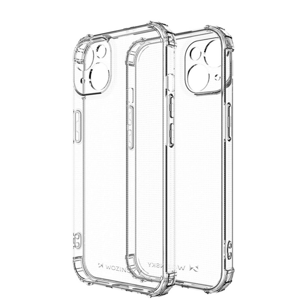Aizmugurējais vāciņš Wozinsky Wozinsky Anti Shock case for iPhone 14 Plus transparent transparent case