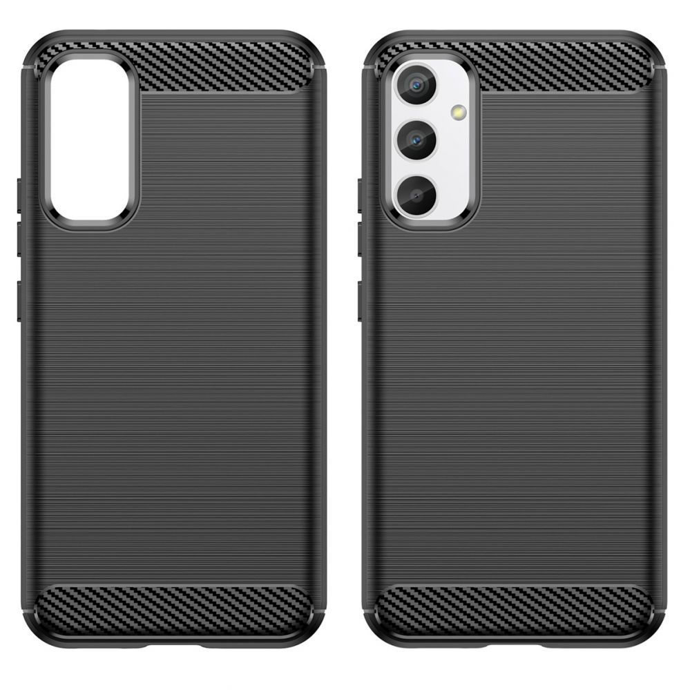 Nugarėlės dėklai Hurtel Carbon Case case for Realme 10 Pro flexible silicone carbon cover black
