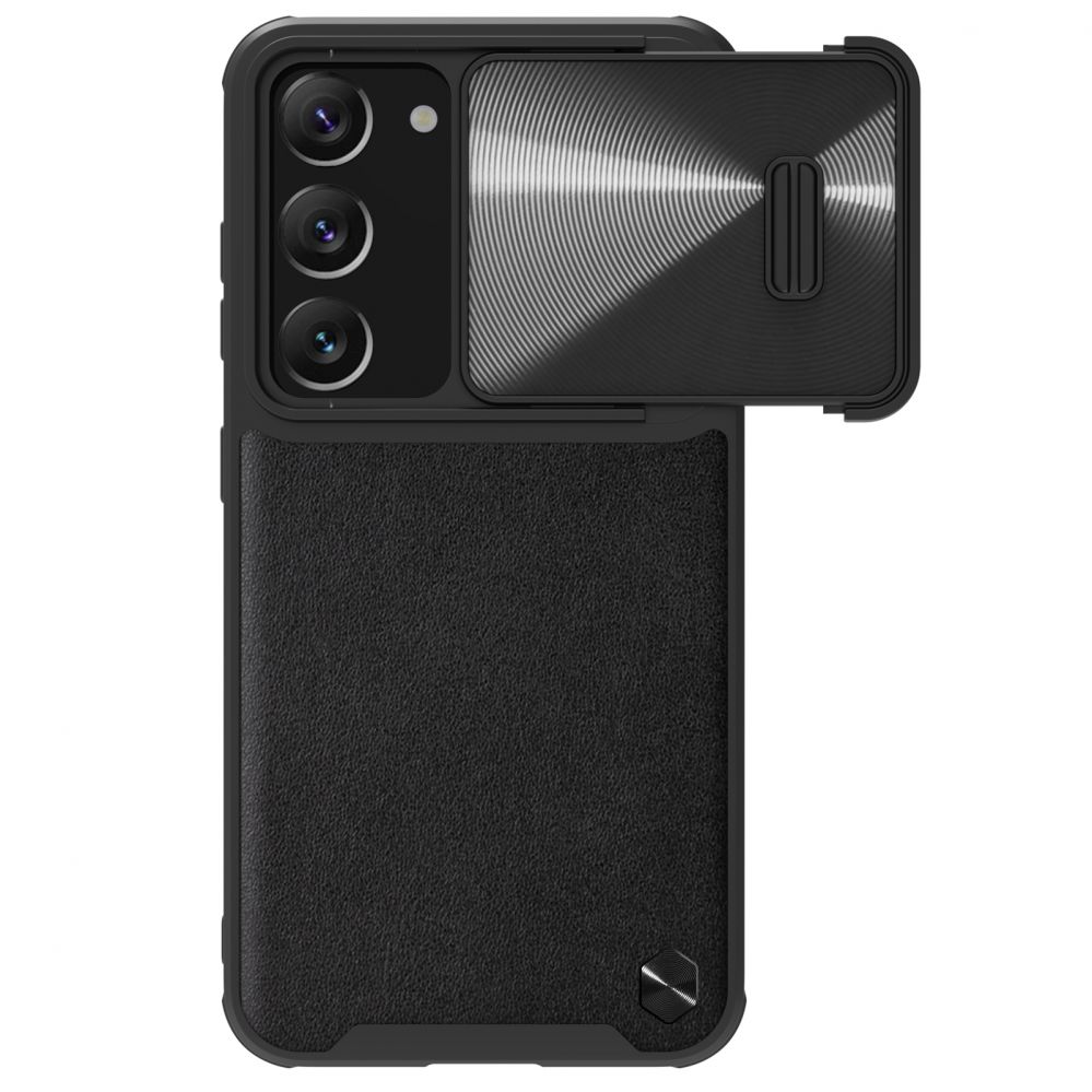 Tagakaaned Nillkin Nillkin CamShield Leather S Case for Samsung Galaxy S23+ cover with camera cover black