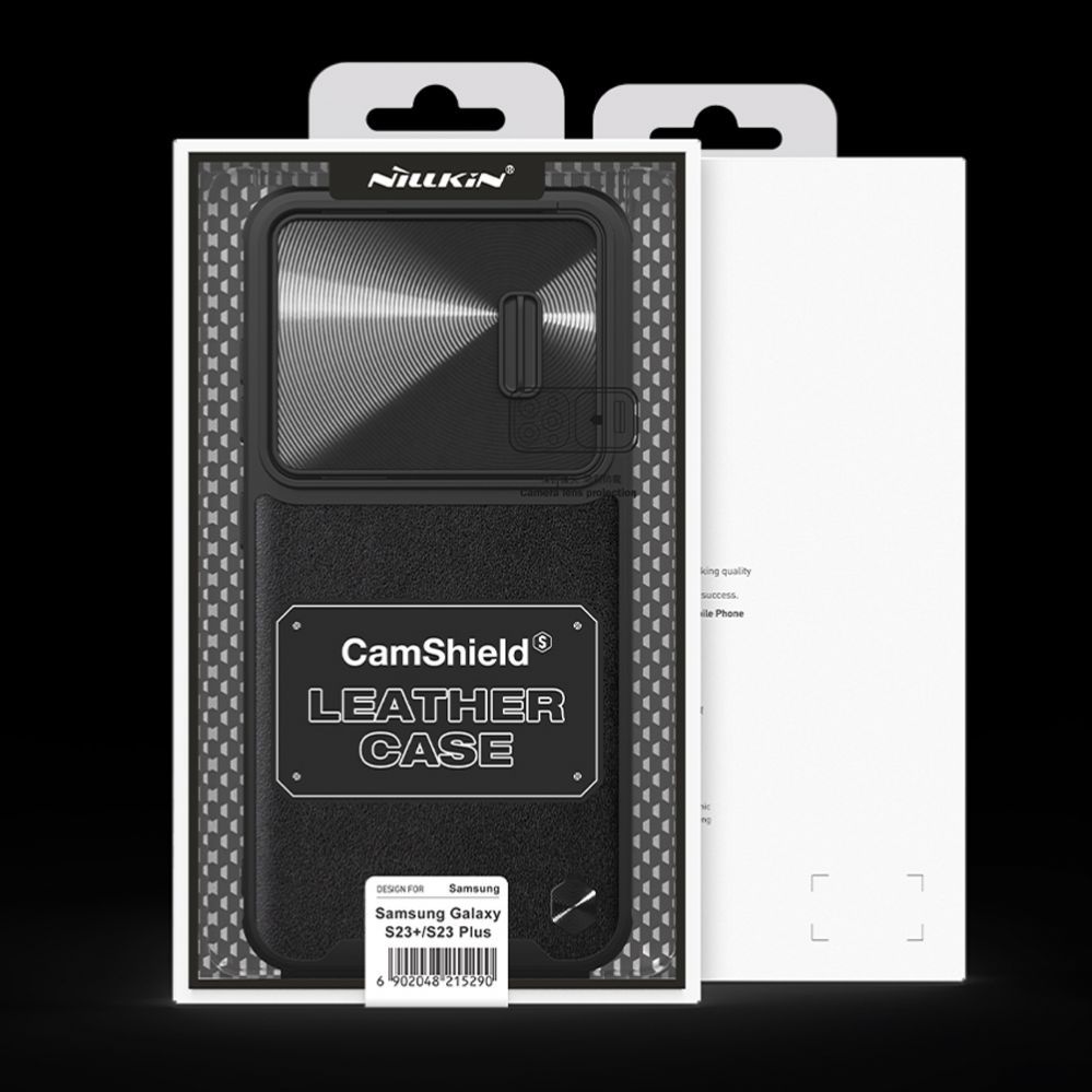 Tagakaaned Nillkin Nillkin CamShield Leather S Case for Samsung Galaxy S23+ cover with camera cover black