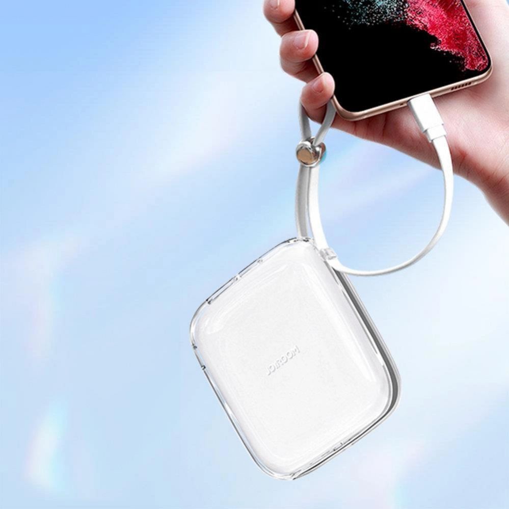 Väline aku Joyroom Powerbank Joyroom JR-L004 10000mAh USB-C USB-A - white