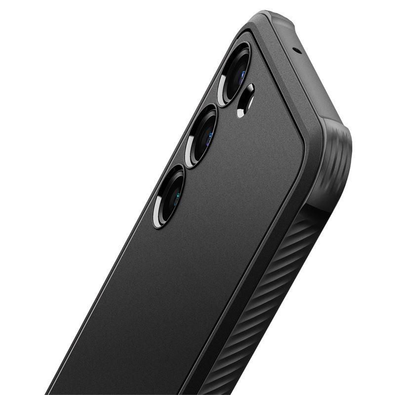 Back panel cover Spigen Spigen Rugged Armor Case for Samsung Galaxy S23 - Matte Black