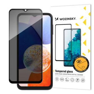 Aizsargstikls Wozinsky - Wozinsky Privacy Glass Tempered Glass Samsung Galaxy A14 5G / Galaxy A14 with Anti Spy Privacy Filter 