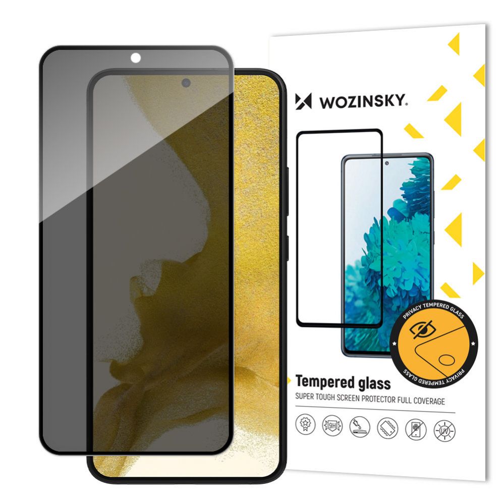 Aizsargstikls Wozinsky - Wozinsky Privacy Glass Samsung Galaxy S23+ tempered glass with Anti Spy privacy filter