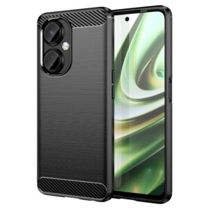Nugarėlės dėklai Hurtel  Carbon Case case for OnePlus Nord CE 3 flexible silicone carbon cover black 
