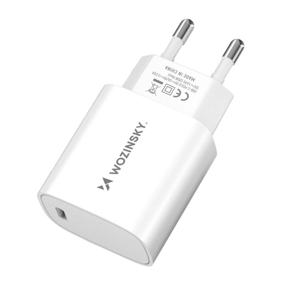 Adaptrid Wozinsky Wozinsky WGWCCW 20W USB-C Wall Charger - White