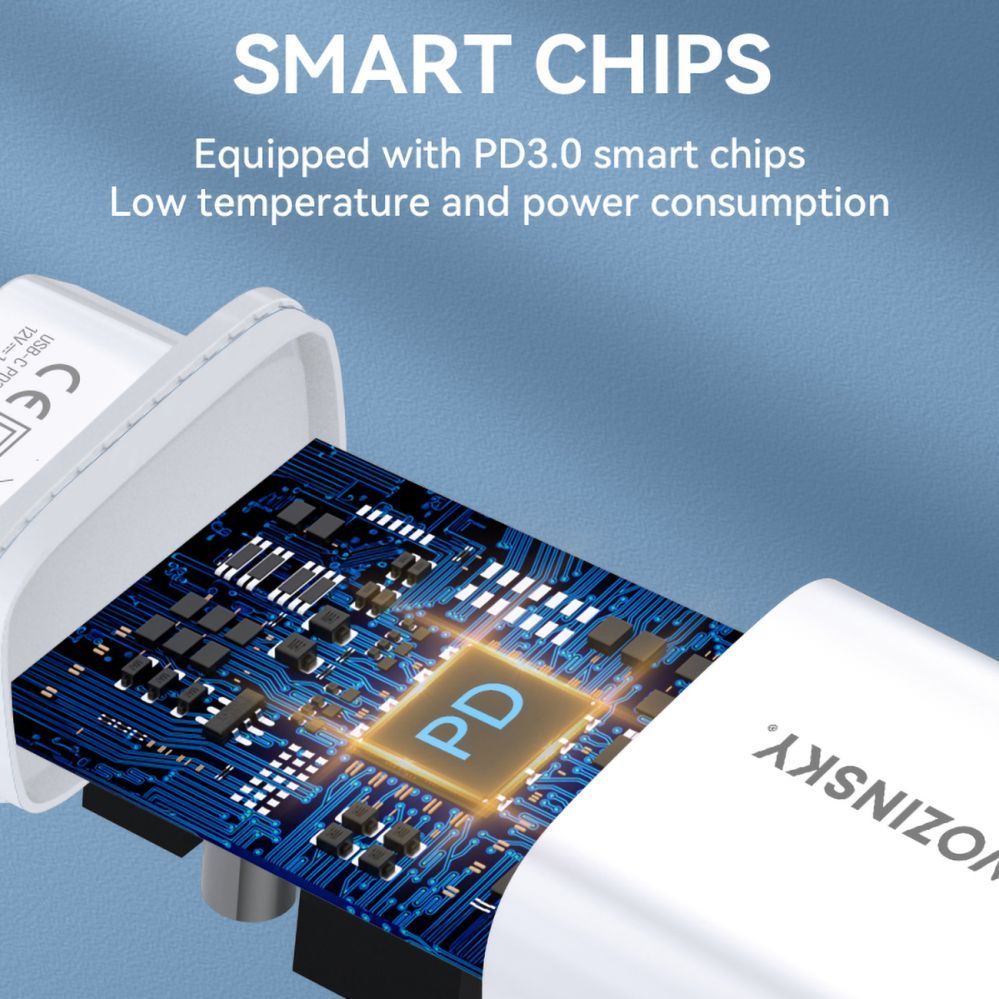 Adaptrid Wozinsky Wozinsky WGWCCW 20W USB-C Wall Charger - White