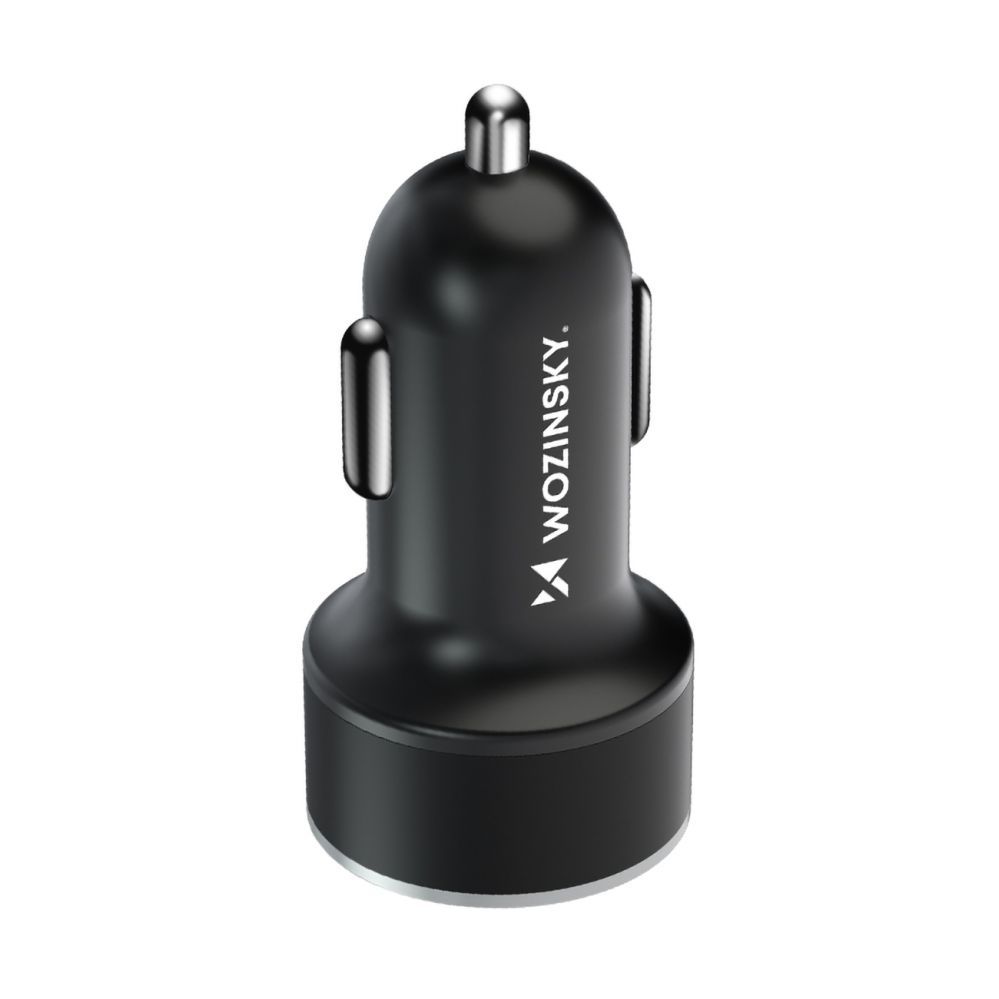 Adaptrid Wozinsky Wozinsky WDCCAC USB-C USB-A 36W Car Charger - Black