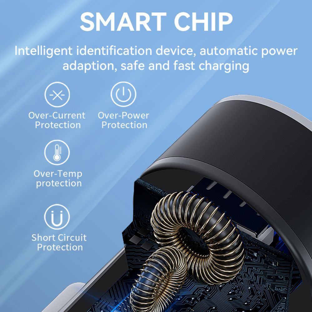 Adaptrid Wozinsky Wozinsky WDCCAC USB-C USB-A 36W Car Charger - Black