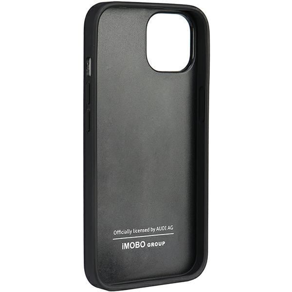 Tagakaaned Audi Audi Genuine Leather iPhone 11 / Xr 6.1" black/black hardcase AU-TPUPCIP11R-Q8/D1-BK