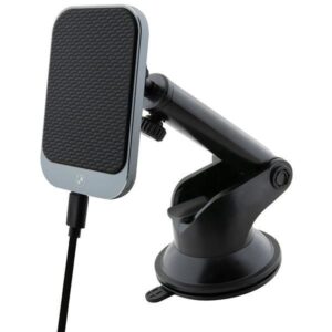 Kitas telefono priedas BMW  BMW BMMWCCDTPK 15W induction holder for glass/grille black/black MagSafe Signature Edition 