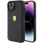 Чехол на заднюю панель Ferrari  Ferrari FEHCP15MRDUK iPhone 15 Plus 6.7" black/black hardcase Quilted Metal Logo