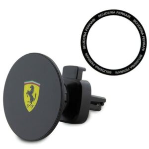 Muu telefoni lisavarustus Ferrari  Ferrari FECHMMAK magnetic holder for grille black/black 2023 Collection MagSafe