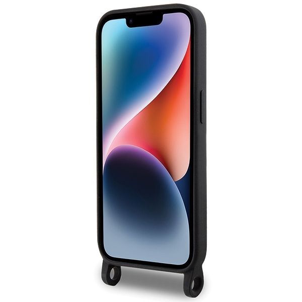 Tagakaaned Karl Lagerfeld Karl Lagerfeld KLHCP15XSCBSKNK iPhone 15 Pro Max 6.7" hardcase black/black Crossbody Silicone Ikonik