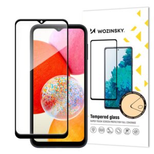 Aizsargstikls Wozinsky - Wozinsky Full Glue Tempered Glass with Black Frame for Samsung A15 / A15 5G 