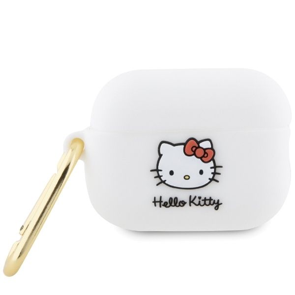 Muu telefoni lisavarustus Hello Kitty Hello Kitty Silicone 3D Kitty Head case for AirPods Pro 2 (2022/2023) - white