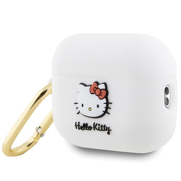 Muu telefoni lisavarustus Hello Kitty Hello Kitty Silicone 3D Kitty Head case for AirPods Pro 2 (2022/2023) - white
