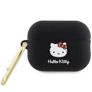 Kitas telefono priedas Hello Kitty  Hello Kitty Silicone 3D Kitty Head Case for AirPods Pro 2 (2022/2023) - Black 