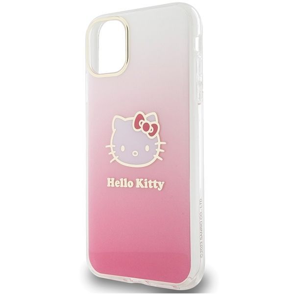 Back panel cover Hello Kitty Hello Kitty IML Gradient Electrop Kitty Head Case for iPhone 11 / Xr - Pink