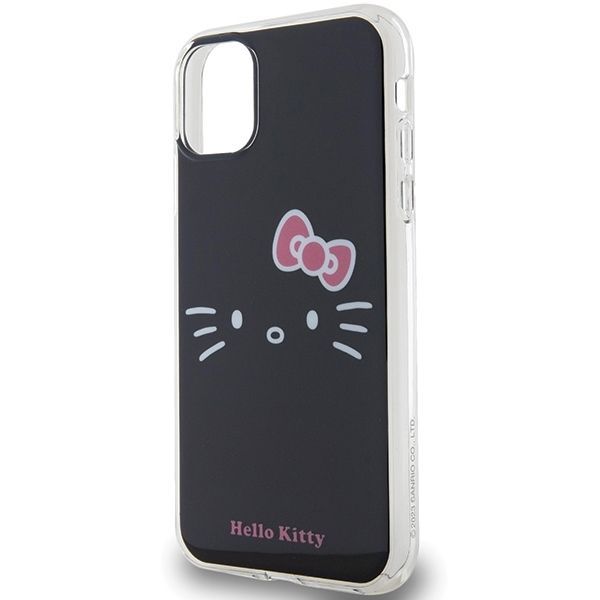 Back panel cover Hello Kitty Hello Kitty IML Kitty Face case for iPhone 11 / Xr - black