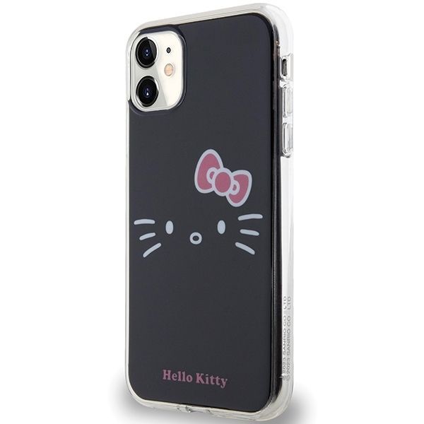Back panel cover Hello Kitty Hello Kitty IML Kitty Face case for iPhone 11 / Xr - black