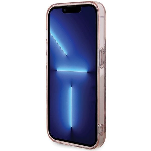 Back panel cover Hello Kitty Hello Kitty IML Tags Graffiti case for iPhone 13 Pro / 13 - pink