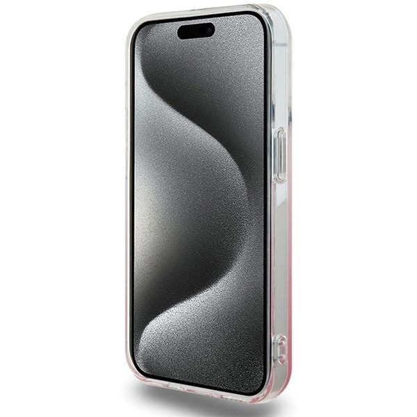 Back panel cover Hello Kitty Hello Kitty IML Gradient Electrop Kitty Head case for iPhone 14 Pro - pink