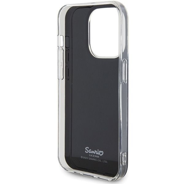 Back panel cover Hello Kitty Hello Kitty IML Kitty Face case for iPhone 14 Pro - black