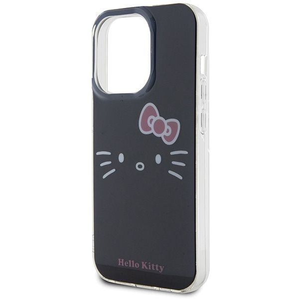 Back panel cover Hello Kitty Hello Kitty IML Kitty Face case for iPhone 14 Pro - black