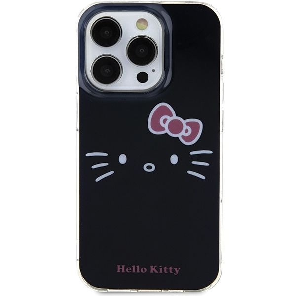 Back panel cover Hello Kitty Hello Kitty IML Kitty Face case for iPhone 14 Pro Max - black