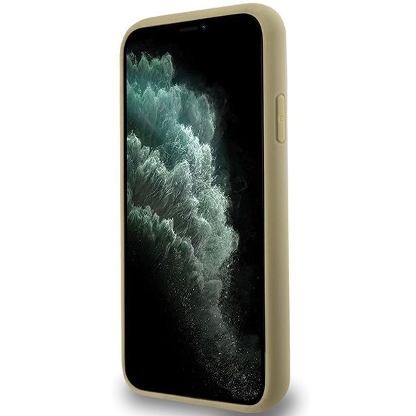 Back panel cover Hello Kitty Hello Kitty Leather Kitty Head MagSafe case for iPhone 11 / Xr - gold