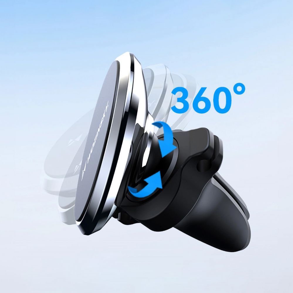 Auto holder Wozinsky Wozinsky WUMKO Magnetic Phone Holder for Car Air Vent - Black