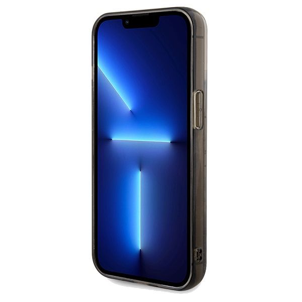 Back panel cover Karl Lagerfeld Karl Lagerfeld Liquid Glitter Choupette case for iPhone 13 Pro Max - transparent