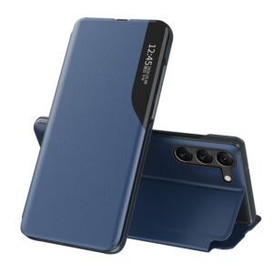 Nugarėlės dėklai Hurtel  Eco Leather View Case for Samsung A05s with flap - blue 