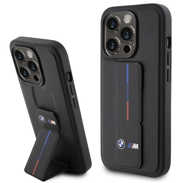 Back panel cover BMW BMW Grip Hot Stamp case for iPhone 15 Pro - black
