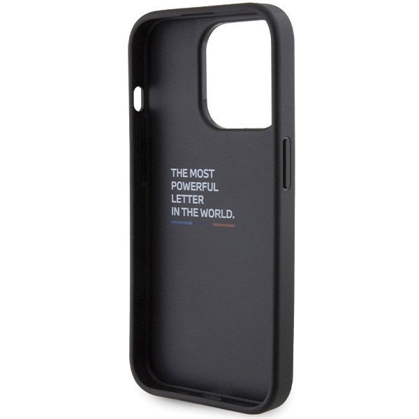 Back panel cover BMW BMW Grip Hot Stamp case for iPhone 15 Pro - black