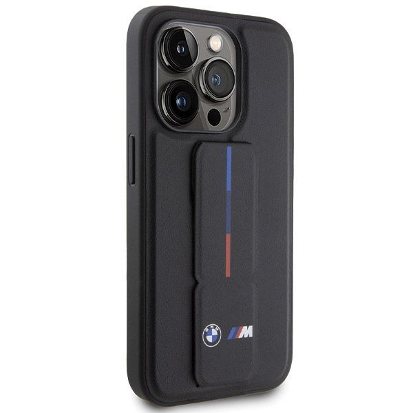 Back panel cover BMW BMW Grip Hot Stamp case for iPhone 15 Pro - black