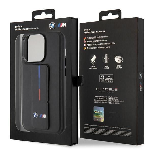 Back panel cover BMW BMW Grip Hot Stamp case for iPhone 15 Pro - black