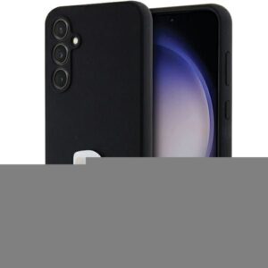 Aizmugurējais vāciņš Karl Lagerfeld  Karl Lagerfeld Silicone Ikonik Metal Pin case for Samsung Galaxy S23 FE - black 