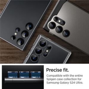 Другой аксессуар для телефона Spigen  Spigen Optik.tR EZ Fit Camera Protector for Samsung Galaxy S24 Ultra - Black 2 pcs. 