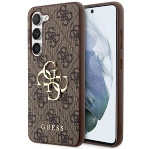 Kitas telefono priedas Guess  Guess 4G Big Metal Logo case for Samsung Galaxy S24+ - brown