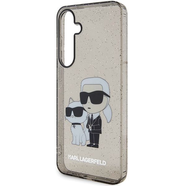 Tagakaaned Karl Lagerfeld Karl Lagerfeld KLHCS24MHNKCTGK S24+ S926 black/black hardcase Glitter Karl&Choupette