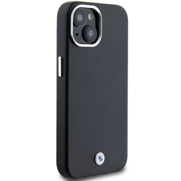Tagakaaned BMW BMW Signature Wrapped Metal MagSafe Case for iPhone 15/14/13 - Black