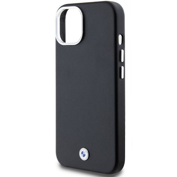 Tagakaaned BMW BMW Signature Wrapped Metal MagSafe Case for iPhone 15/14/13 - Black