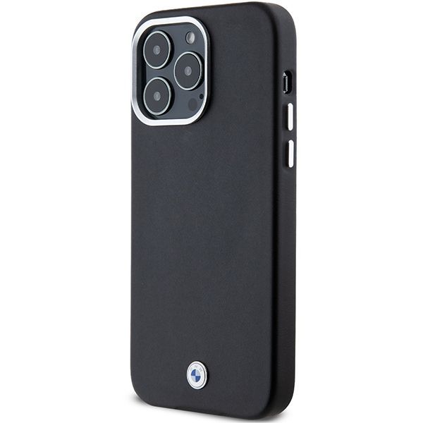 Tagakaaned BMW BMW Signature Wrapped Metal MagSafe case for iPhone 15 Pro Max - black