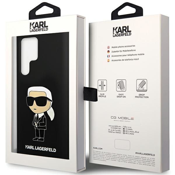 Tagakaaned Karl Lagerfeld Karl Lagerfeld Silicone Ikonik case for Samsung Galaxy S24 Ultra - black