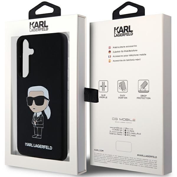 Tagakaaned Karl Lagerfeld Karl Lagerfeld Silicone Ikonik case for Samsung Galaxy S24+ - black